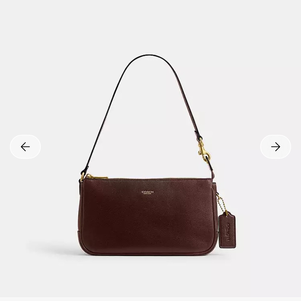 Coach Plaza Leather Bag NEW - Picture 7 of 7